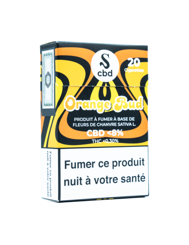 Paquet 20 cigarettes CBD Orange Bud