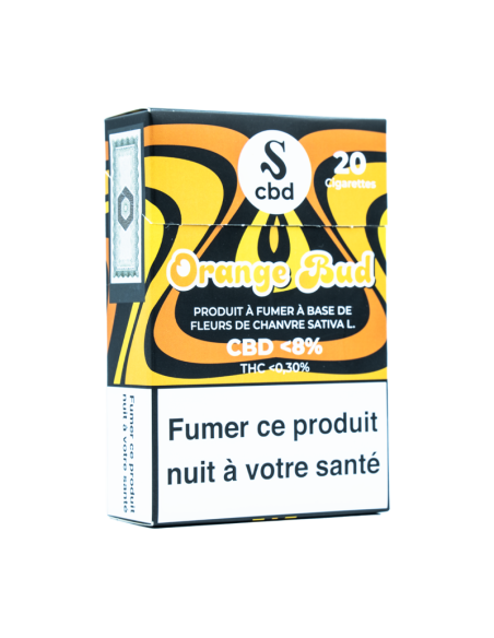 Paquet 20 cigarettes CBD Orange Bud