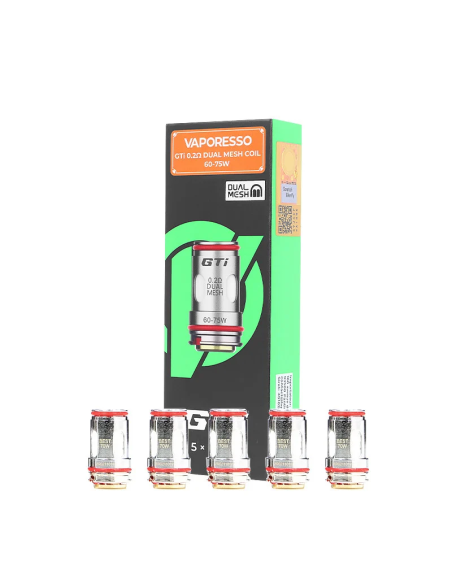 Résistances Vaporesso GTi | Pack de 5
