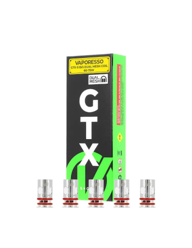 Résistances Vaporesso GTX | Pack de 5