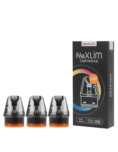 Cartouches Oxva NeXLIM | Pack de 3 - 0.6 Ω, 0.8 Ω et 1.2 Ω