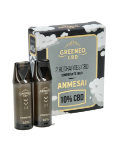 Cartouches WILO CBD Amnesai 10% | Boîte de 2